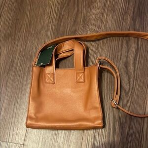 Wild Fable Tan Mini Bag with Structured Design